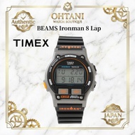 [TIMEX] BEAMS Ironman 8 Lap Men's Watch Black/Orange Free Model 11480535969