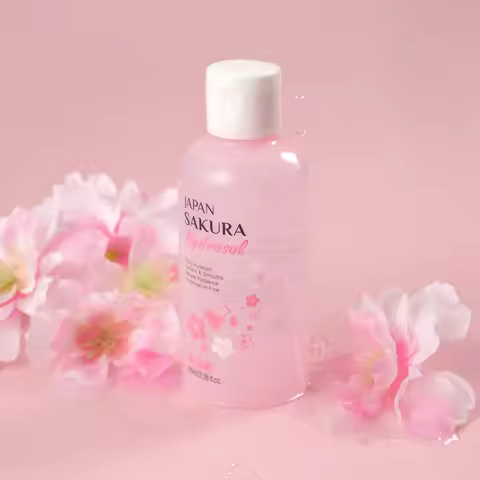 LAIKOU 100ml Sakura Hydrosol Preservative-Free Facial Toner Daily Hydration Softening for Face Skin 