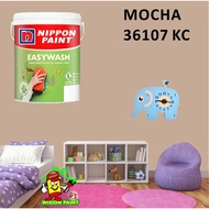 MOCHA 36107 KC ( 1L ) Nippon Paint Interior Vinilex Easywash Lustrous / EASY WASH / EASY CLEAN