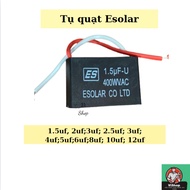 ESOLAR FAN CAPACITOR 400V.1.5uf, 2uf; 2.5uf; 3uf; 4uf;5uf;6uf;8uf; 10uf; 12uf