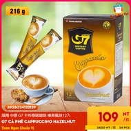 Vietnam Central G7 Cappuccino Coffee Hazelnut Flavor 12pcs G7 C À Ph Na H T D 12x18g Instant Coffee 
