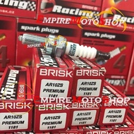 Brisk AR12ZS Ninja 250 Fi R25 Nmax Aerox R6 ER6 KLX250 Premium Spark Plug