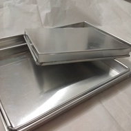Aluminium Baking pan 1 inch Rectangle Shape Handmade / Loyang Kek Tinggi 1" Segi Empat Tepat Acuan Kek Handmade