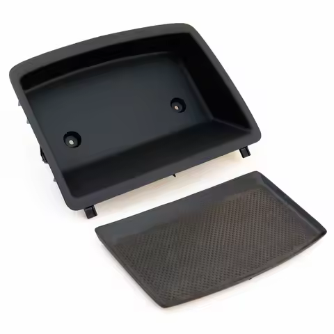RWSYPL Black ABS Dashboard Debris Tray Storage Box For VW Jetta 5 Golf 5 MK5 MKV Rabbit 1K0 857 921