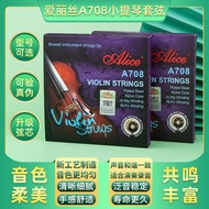 Tali Violin Alice Tali Nilon A708 Set Tali Violin Prestasi Peperiksaan Gred Tali Violin Set 4.6