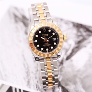 Tudor/female Watch Classic Series 18k Gold Diamond Automatic Mechanical Watch Female M22013-0005