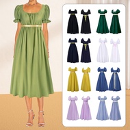 Women's Vintage Party Costume Regency Waistline Empire Tea Gown Historical Dress