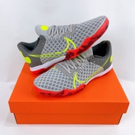 Futsal Kasut Bola Sepak React Gato Grey Fog Bright Crimson Murah IC Indoor Football Shoes Men's Boot