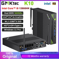 GMK K10 Intel Core i9 13900HK Mini PC 2xDDR5 5600Mhz 3xNVMe 2.5G LAN Windows 11 Desktop WiFi6 BT5.2