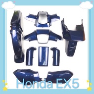 HONDA EX5 HIGH POWER HP EX5 DREAM FULL COVERSET COVER SET DARK BLUE BIRU GELAP