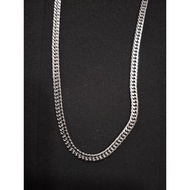 Men's Chain Necklace Titanium Chain Necklace Anti-Rust Chain Necklace 60cm Long
