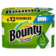 Bounty Select-A-Size Paper Towels, White, 6 Double Rolls = 12 Regular Rolls Bounty Select-A-Size Pap