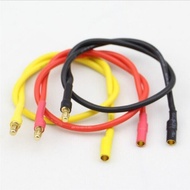 3pcs/lot 300mm 30cm 3.5mm Gold Bullet Banana RC Brushless Motor ESC Connectors Extension Cable Wire 
