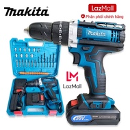 Máy khoan Bê Tông Máy Khoan Pin Bãi Nhật Máy khoan pin 36V Makita 3 chức năng có búa siêu khỏe - Tặn