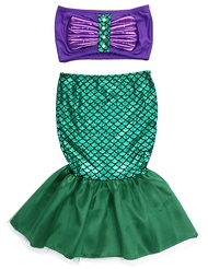 【พร้อมส่งจากไทย】Happyfly ชุดบิกินี่หางนางเงือกสำหรับเด็กหญิงเล็ก ชุดคอสตูมว่ายน้ำออกแบบเสื้อผ้าแฟนตาซ