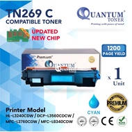 QUANTUM CYAN Compatible TN269 TN-269 for Brother HL L3240cdw DCP L3560cdw MFC L3760cdw MFC L8340cdw 