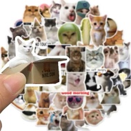 FUNNY meme cat Sticker emoji DIY cute cat graffiti Sticker for computer decoration