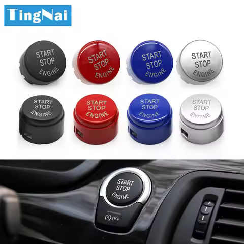 Car Engine Start Stop Push Switch Button For BMW 3 5 6 7 Series F10 F11 F01 F02 F07 F06 F12 F15 F16 