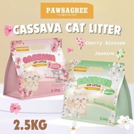 PAWSAGREE Cassava Cat Litter - 2.5KG (Pasir Kucing Ubi Kayu)