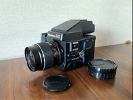 【🇯🇵直送】Mamiya M645 Super AE viewfinder + Power Grip Winder with MAMIYA-SEKOR C 55mm F2.8 N