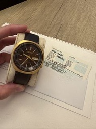 Seiko Automatic Watch 4R36-01G0 Gold Tone Brown Dial