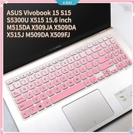 Silicone Transparent Keyboard Waterproof Protective Film for ASUS Vivobook 15 S15 S5300U X515 M515DA X509JA X509DA X515J M509DA X509FJ 15.6 inch Gaming Laptop Skin Cover [ZK]