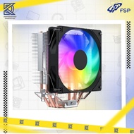 FSP CPU AIR COOLER NC3 LITE / NC3-L ARGB (1X 120MM ARGB FAN + 4 HEATPIPES) BLACK