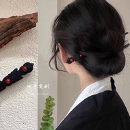 Peach Wood Hairpin Antique Hairpin Hanfu Hairpin Hair Accessories Accessories Hairpin Women
