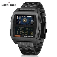 NORTH EDGE Men's Smart Watch Industrial Metal Style Wate