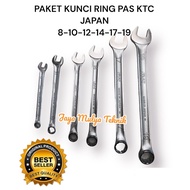 KTC Key Package SpannerRing 8-10-12-14-17-19-19 original KTC Japan ring Spanner/ Workshop Tools/ Spa