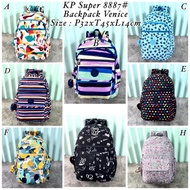 ORIGINAL Tas Kipling Ransel Venice Besar Laptop 8 Ruang Sekolah Kuliah