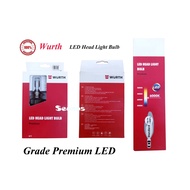 100% Original Wurth Premium LED Head Light Bulb Retrofit H7 H11 H8 H4 LED Head Light Bulb