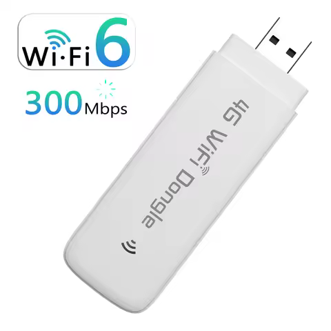 TIANJIE 4G LTE USB WiFi Modem WiFi 6 Router 300Mbps 4G WiFi Dongle Multi-Band Supports up to 16 WiFi