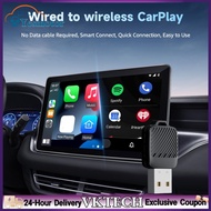 【Local Shipment】2 in 1 Wireless CarPlay Android Auto Adapter Carplay AI Box Auto Connect Wireless Ca