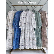 KATUN Ashley gamis, Lafreya dress, white gamis, white maxi, embroidered cotton dress, eyelet gamis, 