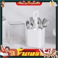 Krischef Cutlery Holder Spoon Holder, Fork Holder, Chopstick Holder / Utensil Holder With Beige Cove