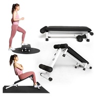 Adjustable Sit up Bench Body Workout Foldable Incline Decline Exercise Workout Bench for Home Gym