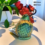 Expo Hand-Made Glazed Pineapple Chicken < Good Fortune Many Sons Duofu} Gift Ornaments Height about 