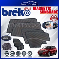 (6pcs) BREKO+ SHADES High Quality Fully Magnetic 0.98 UV Proof Car Sun Shade (Malaysia-Made) For GWM