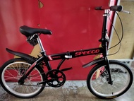 Folding Bike Speego 20" Steel Frame Single Speed Heavy Duty Folding Bike