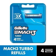 Gillette Mach 3 Turbo Cartridges (4s)