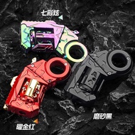 Influencer Jinjiangtang Alloy Agent Mechanical Launch Children edc Decompression Toy Gun Throwing Sh