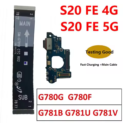 Good For Samsung Galaxy S20 FE 4G 5G G780F G780G G781B G781V USB Port Connector Charging Board Micro