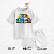 Jolly Kids Set RAINBOW BUS T-Shirt Set for Boys and Girls Ages 1-9 Years