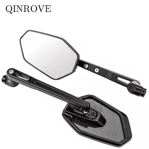 Aluminum alloy Carbon Fiber Motorcycle Side Mirror 8/10mm Universal Side Mirror For BMW F900XR R9T S