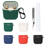 for Bowers&Wilkins PI7/ PI7 S2 Earbuds Case Cover with Cleaner Kit, soft silicone protection, portab