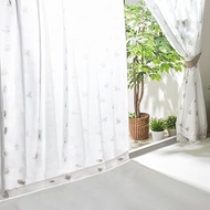 Iris Plaza Lace Curtain, 1 Piece, 3 Patterns, 59.1 x 68.1 inches (150 x 173 cm), UV Protection, Priv