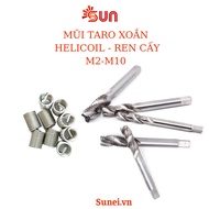 Helicoil M2-M10 implanted taps made of HSS high-speed steel to create taps before threading