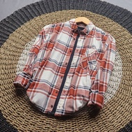 KEMEJA Original Men's Long Sleeve Flannel Shirt Women's Flannel Shirt Unisex Flannel Shirt Plaid Shi