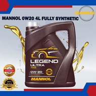 Mannol 0W20 4L Engine Oil Fully Synthetic